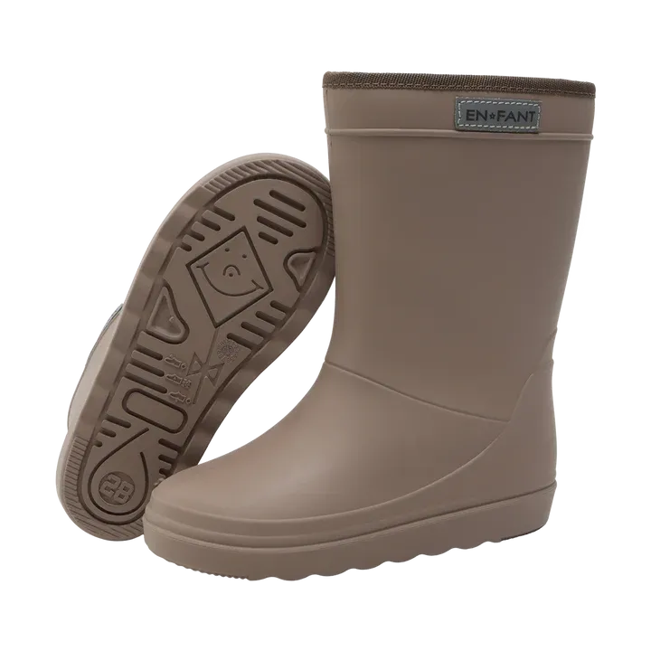 Enfant Thermo Boots Solid Brown 250435