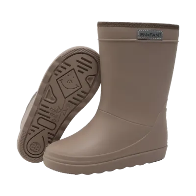 Enfant Thermo Boots Solid Brown 250435