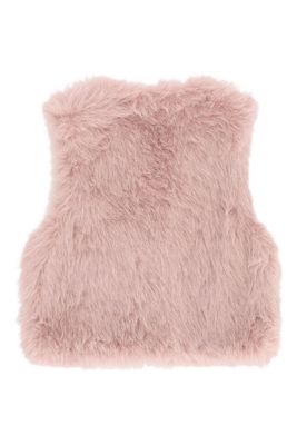 Like Flo Diam Flo girls faux fur hairy gilet  F608-5300