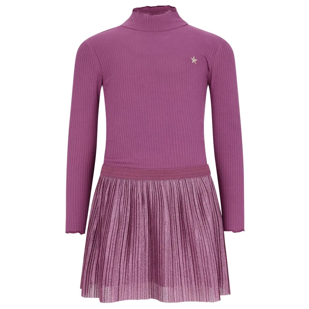 Like Flo Miley Flo girls combi dress with pli  F608-5808