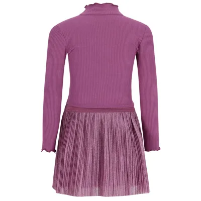 Like Flo Miley Flo girls combi dress with pli  F608-5808