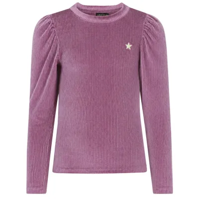 Like Flo Esmay Flo girls velvet glitter top  F608-5407