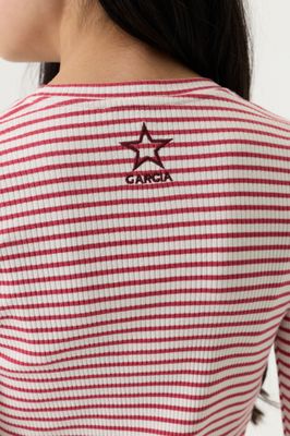 Garcia girls T-shirt ls candy rose U262606
