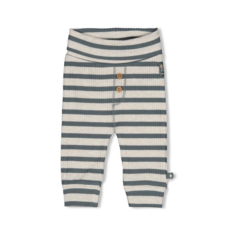 Feetje Broek rib met streep - Beep Beep Zeegroen 52202592