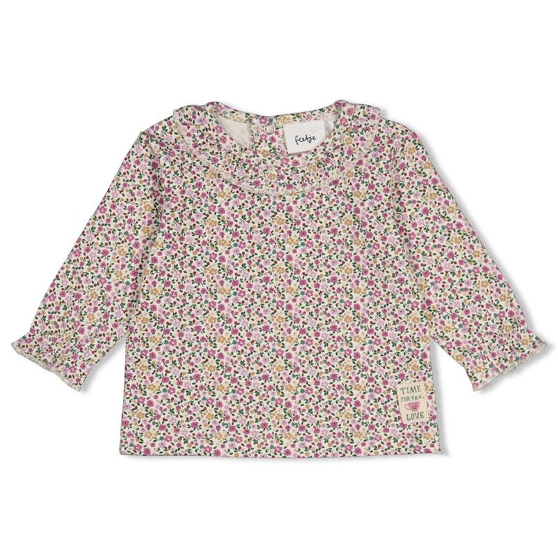 Feetje Longsleeve AOP - Afternoon Tea Creme 51602820