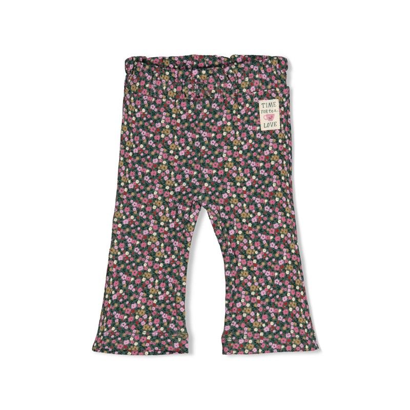 Feetje Flare broek rib AOP - Afternoon Tea Groen 52202588