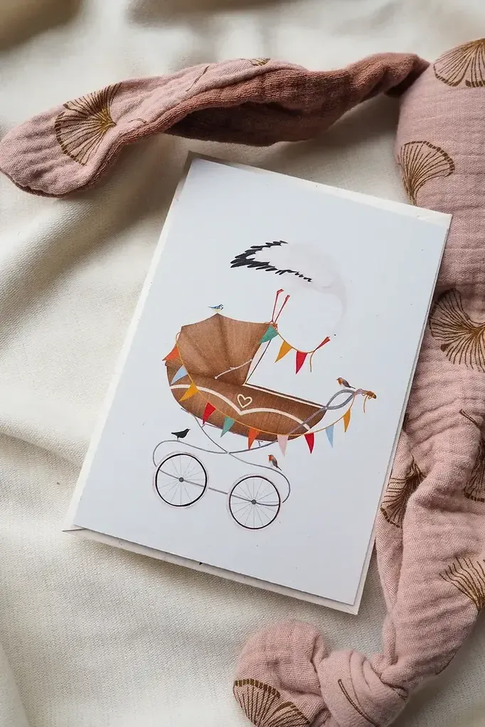 Getekend door Zusje Kaart - Welkom lief kleintje - Kinde  Welkom lief kleintje -
