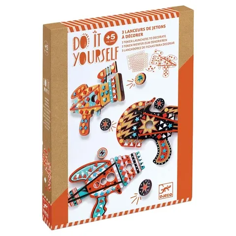 djeco DIY - Kosmik - 3 token launchers  DJ07913