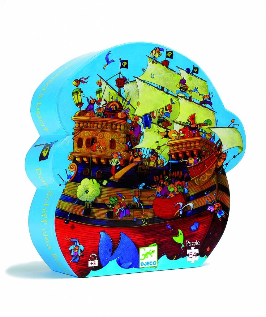 djeco Puzzel - Barbarossa's boat - 54 pcs  DJ07241