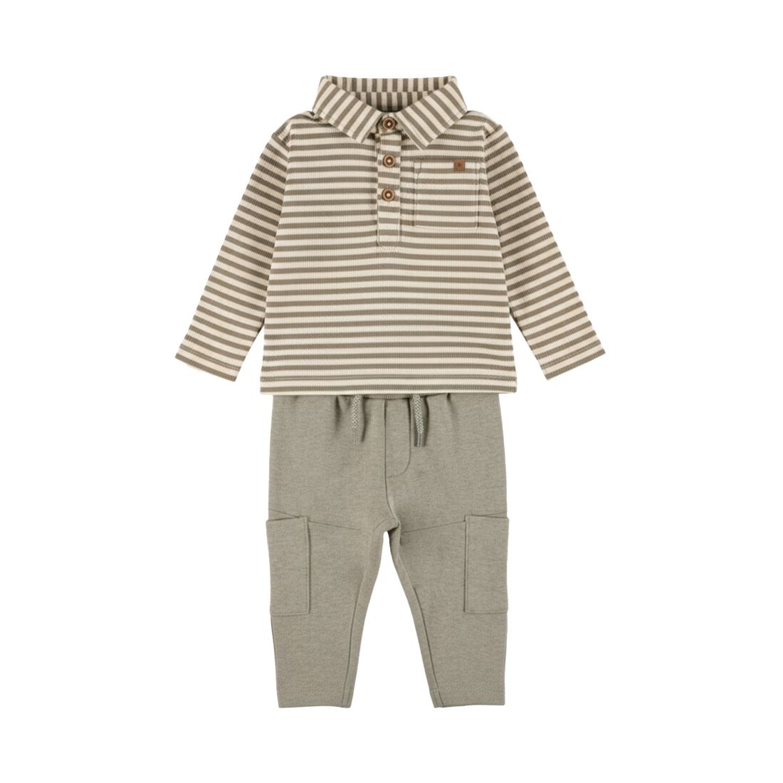 Dirkje 2 pc set, Polo longsleeve, Jogging t Mermaid M60592-35