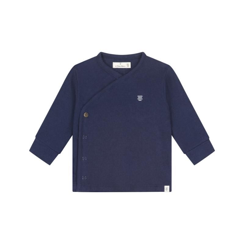A Tiny Story baby t-shirt long sleeve Dark Blue TIN26629646