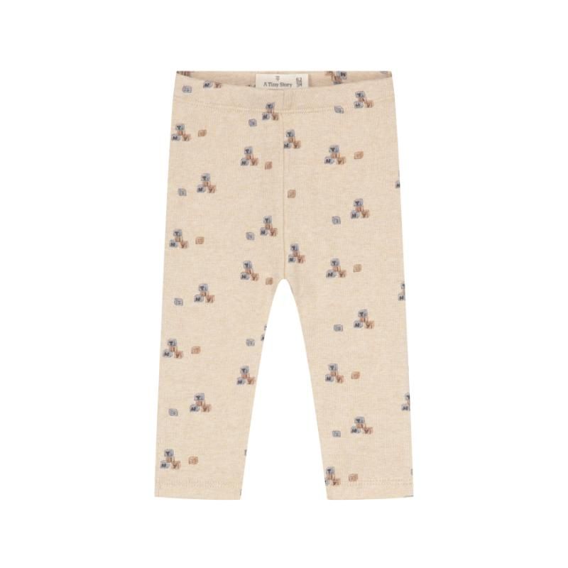 A Tiny Story baby pants Beige melange TIN26629242