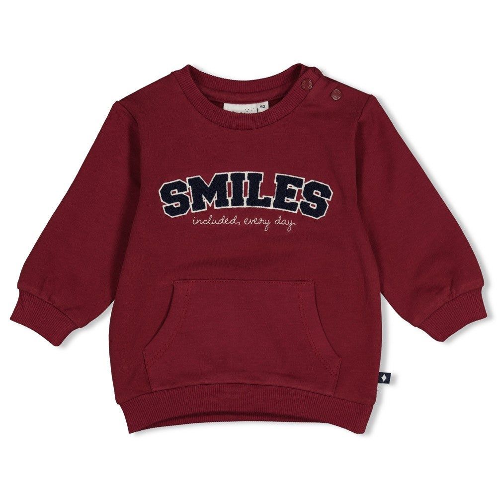 Feetje Sweater - Built for Fun Bordeaux 51602863