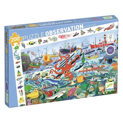 djeco Puzzle Observation Secrets of The Se  DJ07460