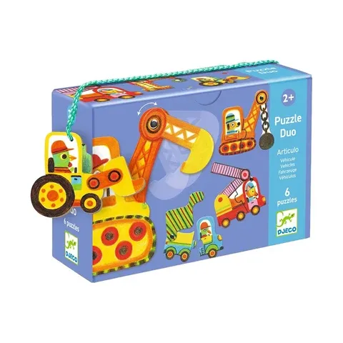 djeco Puzzle Duo Vehicles  DJ08270