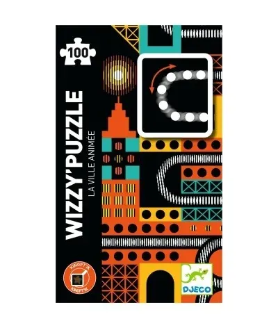 djeco Wizzy Puzzle The Lively City  DJ07032