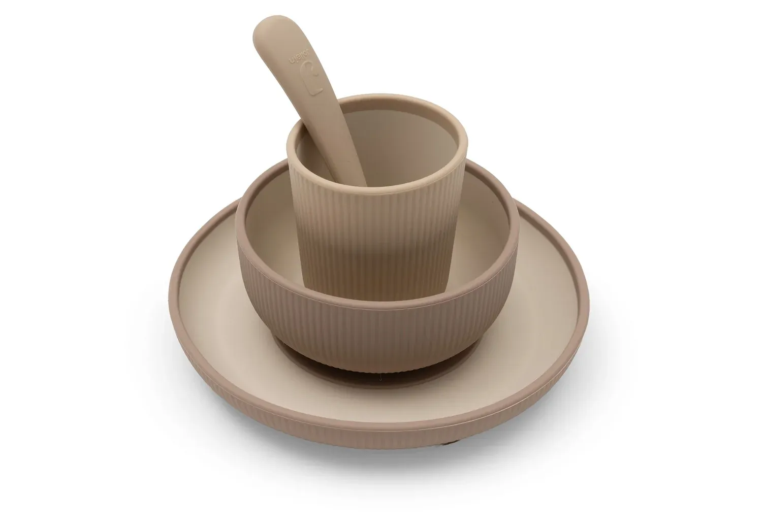 Jollein Kinderserviesset Siliconen Natural Shades