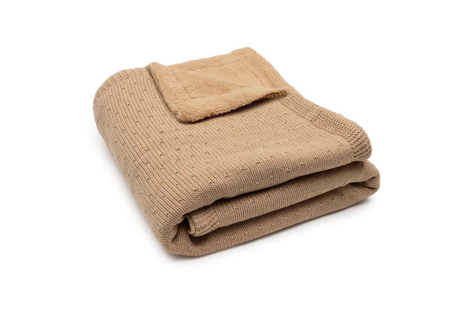 Jollein Deken Ledikant 100x150cm Sprinkle Knit/Fluffy - Hazel