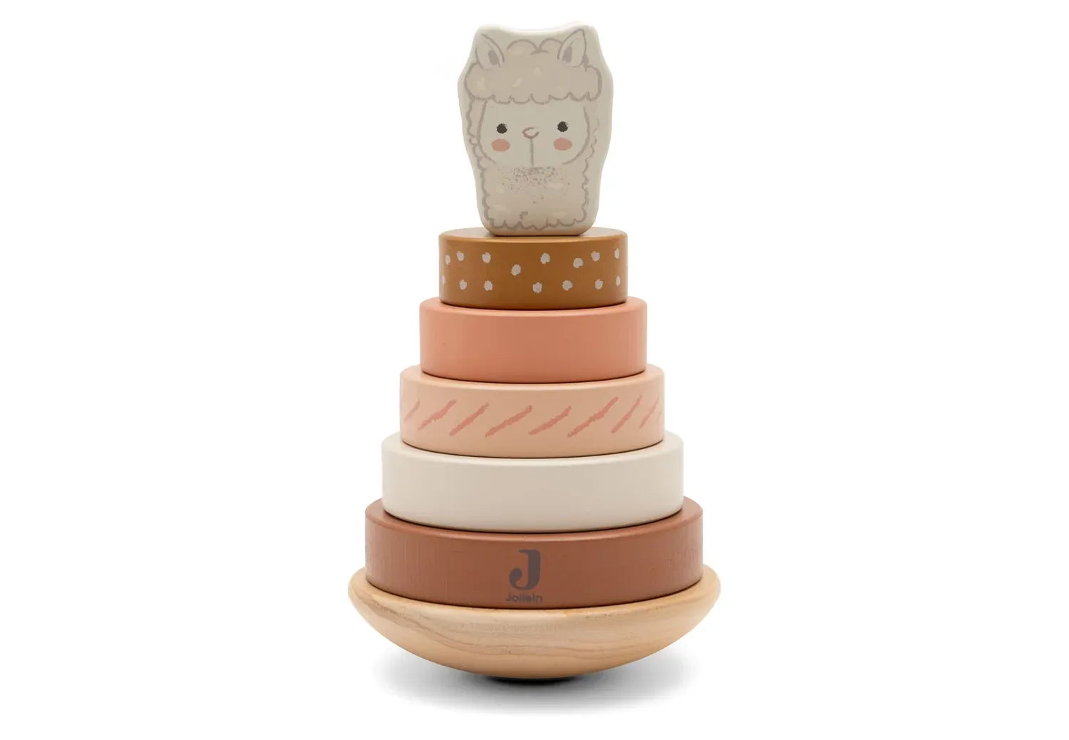 Jollein Houten Tuimelstapelaar Jollies Alpaca Paco