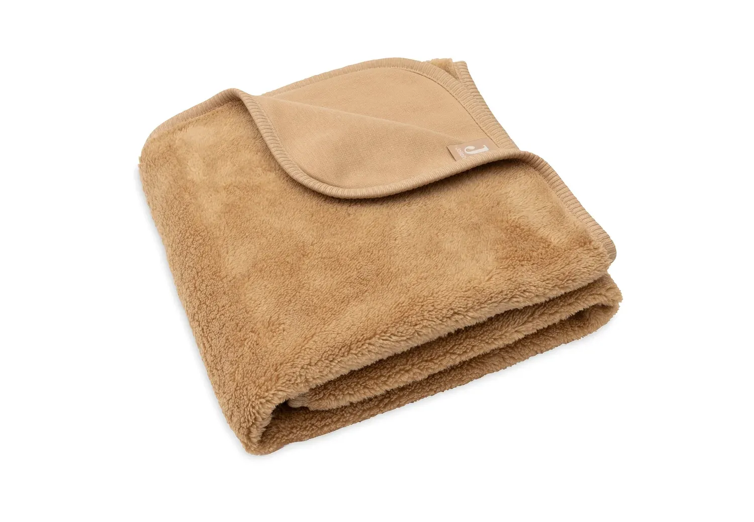 Jollein Deken Ledikant 100x150cm Basic Sherpa/Jersey - Hazel