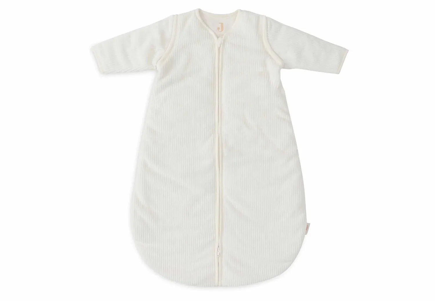 Jollein Baby Slaapzak met Afritsbare Mouw 110cm Ivory Rib
