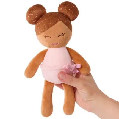 Lullababy Badpop klein meisje bruin haar  LBY9017