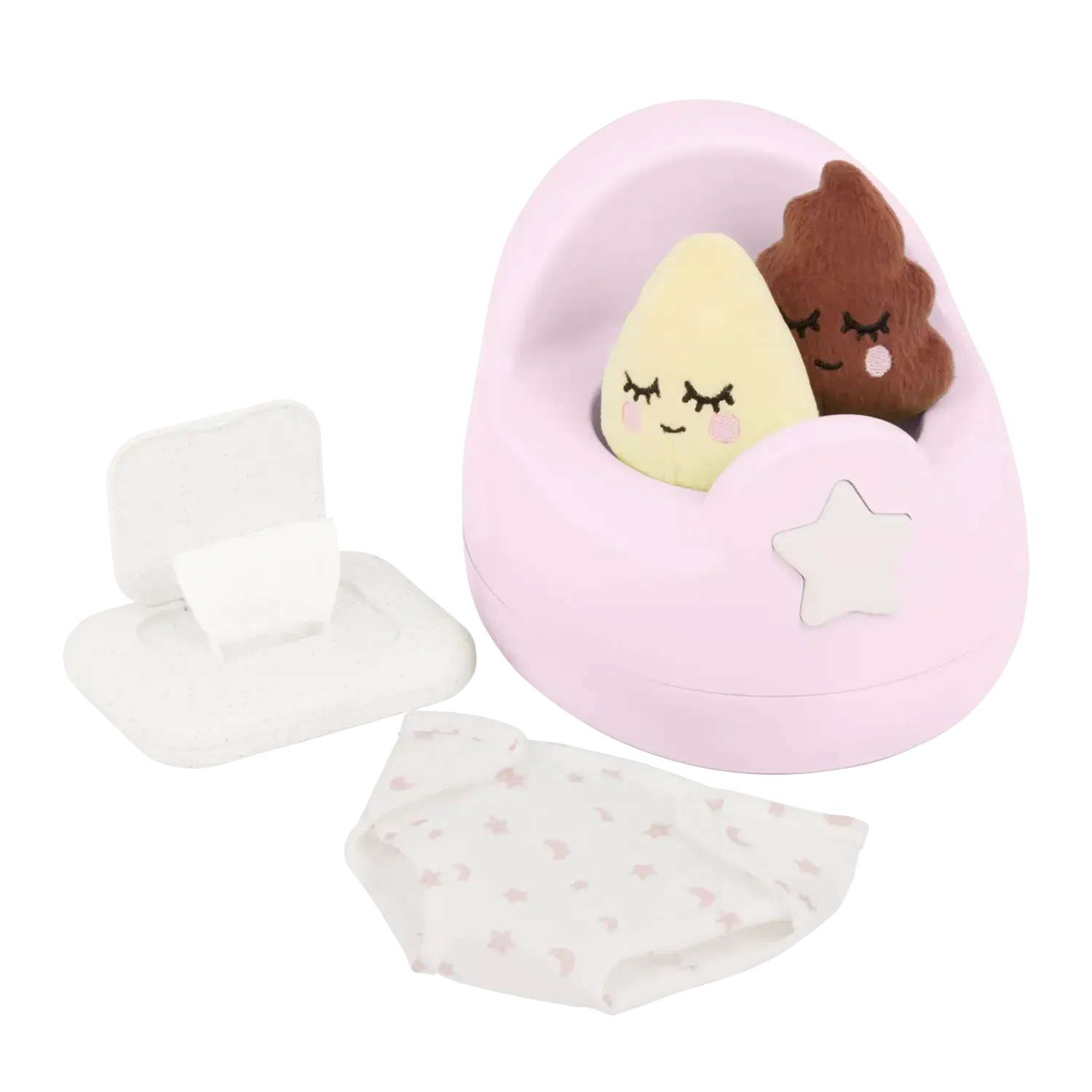 Lullababy Poppenpotje set Pink LBY7734