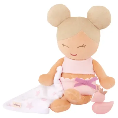 Lullababy Badpop groot meisje blond haar  LBY7236