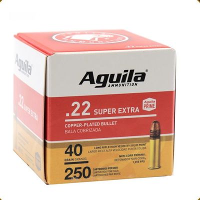Aguila Super Extra 22 LR 40gr 250pk