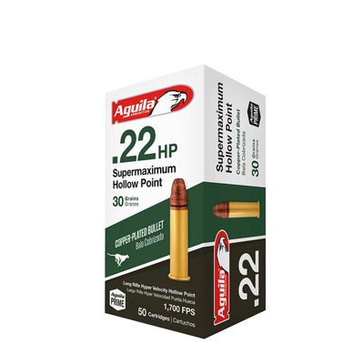 Aguila Supermaximum HP 22 LR 30gr 50pk