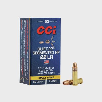 CCI Quiet Segmented HP 22 LR 40gr 50pk