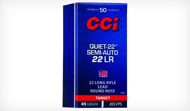 CCI Quiet Semi Auto 22 LR 45gr Target 50pk