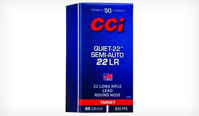 CCI Quiet Semi Auto 22 LR 45gr Target 50pk