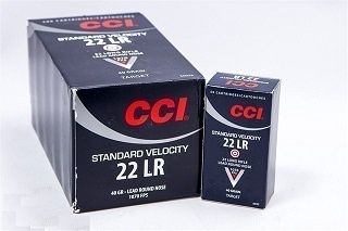 CCI Standard Velocity 22 LR 40gr 500pk