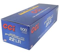 CCI Suppressor Subsonic HP 22 LR 45gr 500rds