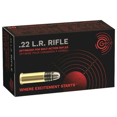Geco 22 LR 40gr Rifle 50rds