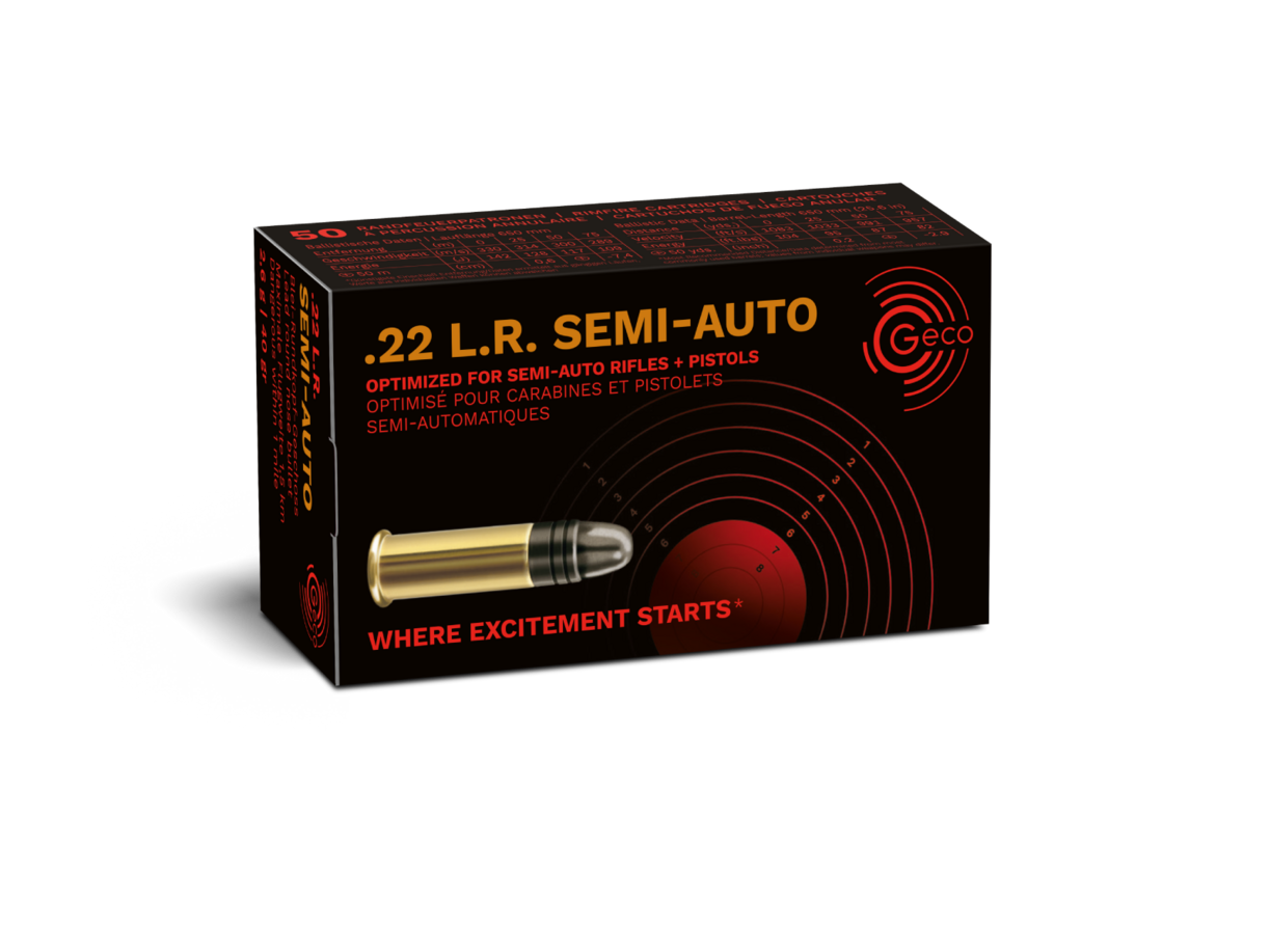 Geco 22 LR 40gr Semi Auto 50rds