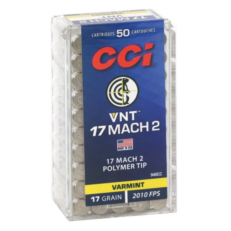 CCI 17 Mach 2 Varmint 17gr 50rds