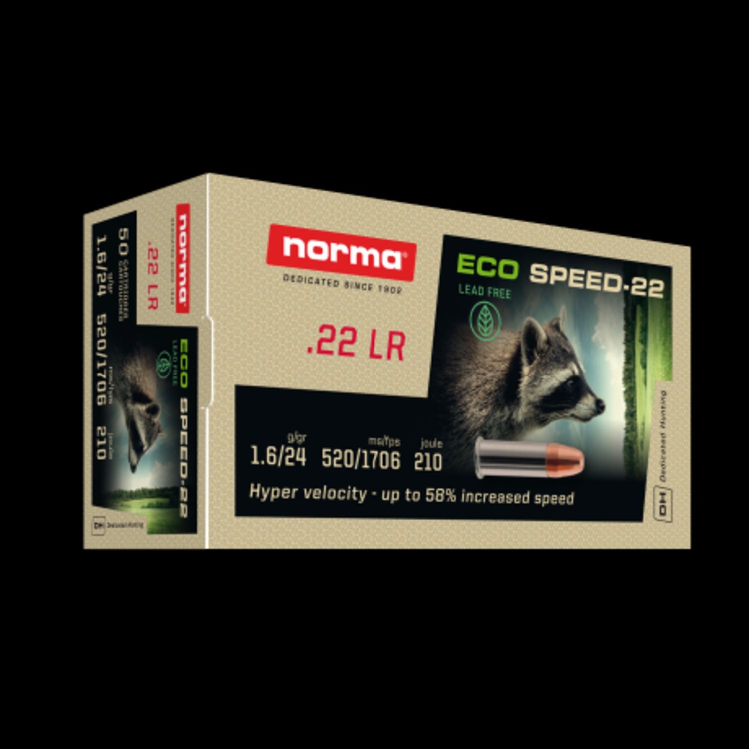 Norma Eco Speed-22 22 LR 24gr 50rds