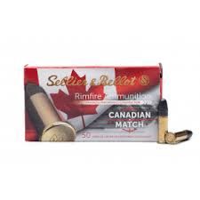 S&amp;B Canadian Match 22LR 40gr 50rds