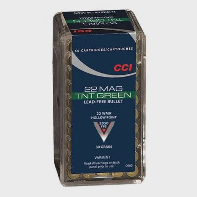 CCI TNT Green 22 WMR 30gr 50rds