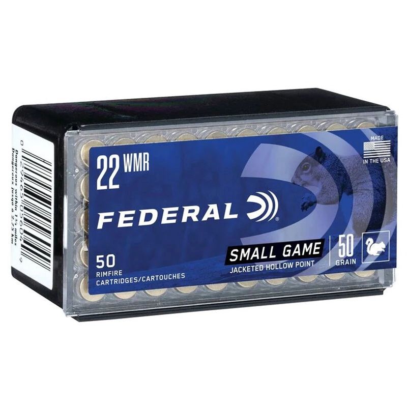 Federal Small Game JHP 22 WMR 50gr 50rds