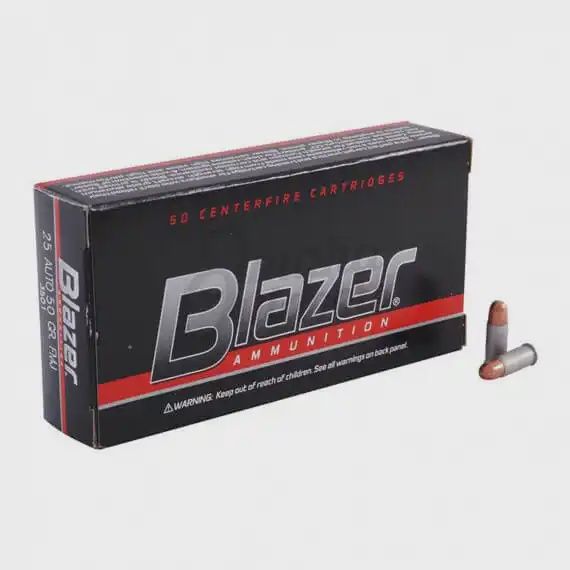 CCI Blazer Aluminum FMJ 25 Auto 50gr 50rds