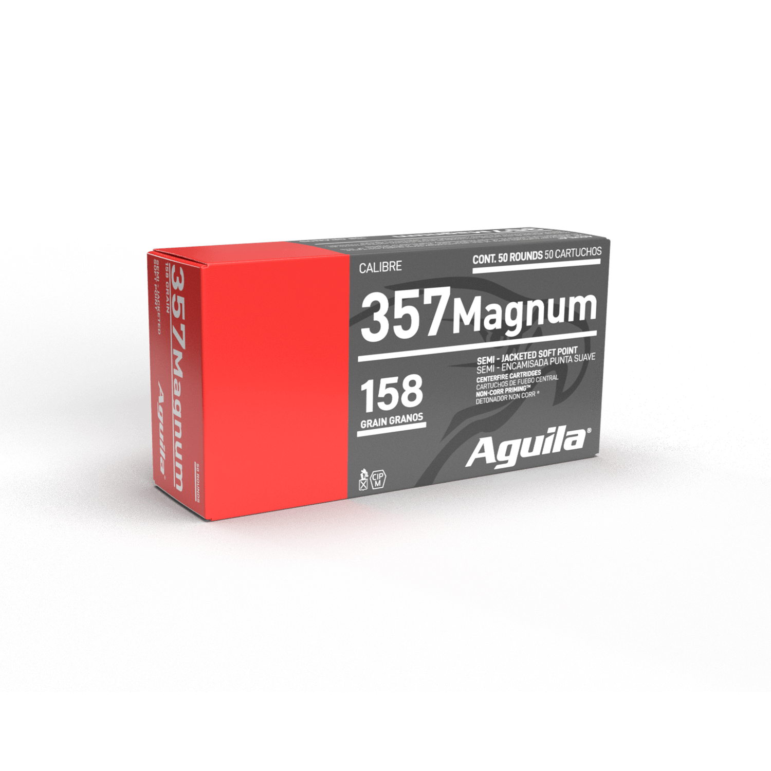 Aguila 357 Mag SJSP 158gr 50rds