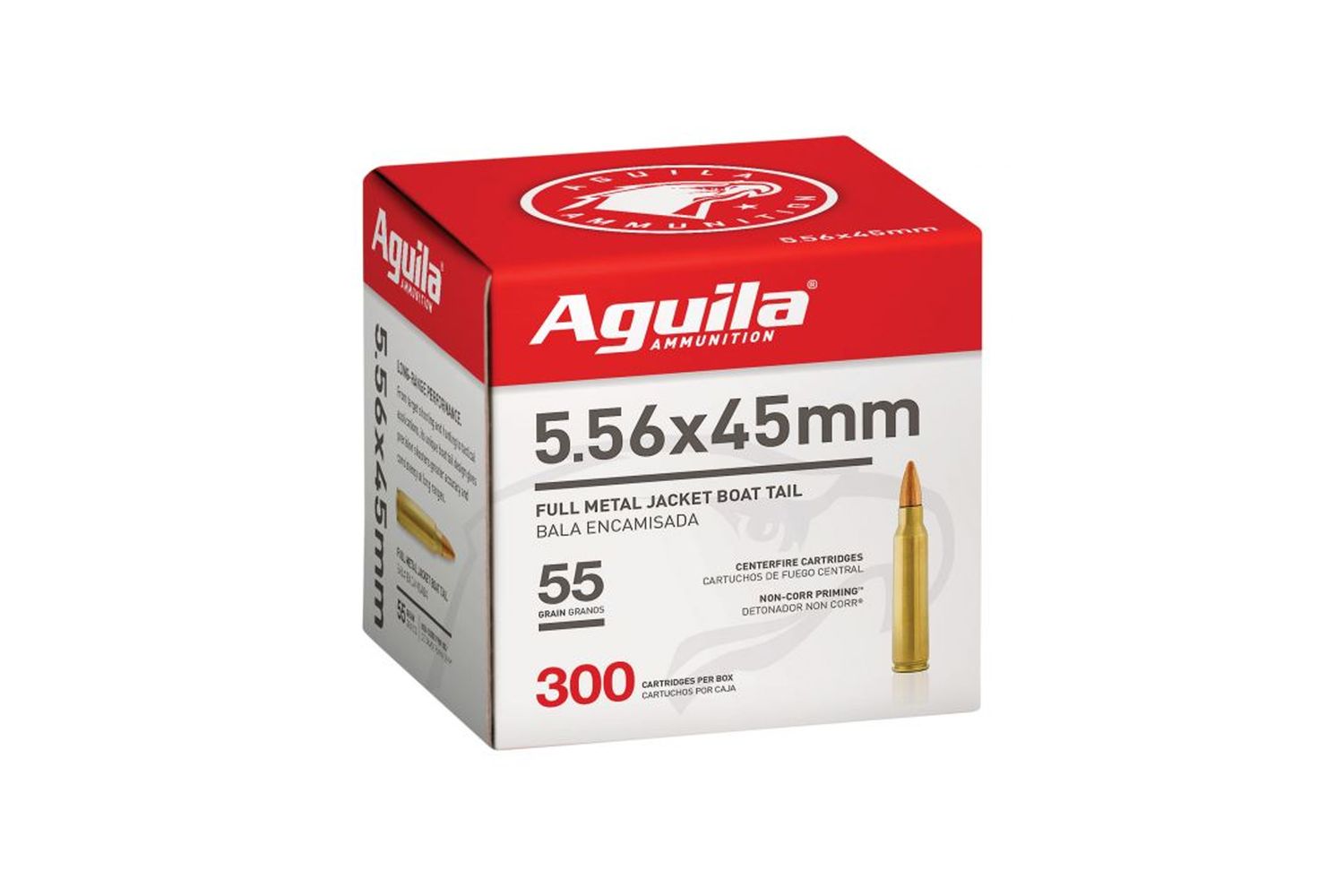 Aguila 5.56 FMJBT 55gr Bulk Pack
