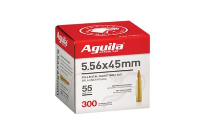 Aguila 5.56 FMJBT 55gr Bulk Pack