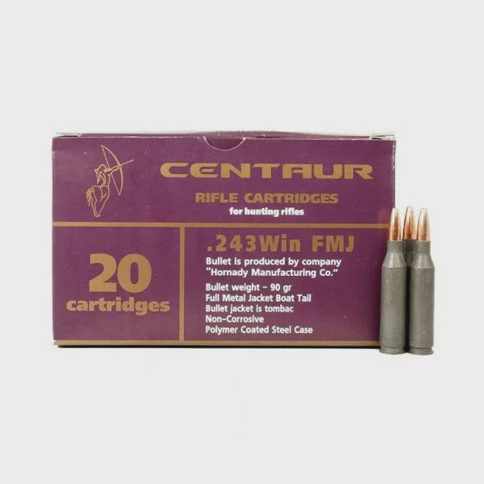 Barnaul Centaur FMJ 243 Win 90gr FMJ