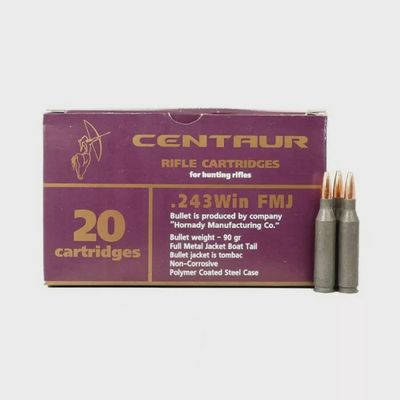 Barnaul Centaur FMJ 243 Win 90gr FMJ