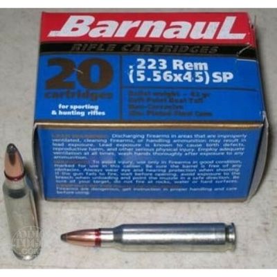 Barnaul SP Zinc 223 Rem 62gr SP