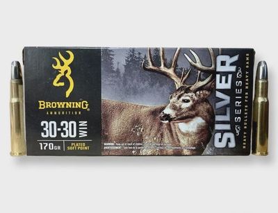 Browning Silver Series Plated SP 30-30 Win 170gr